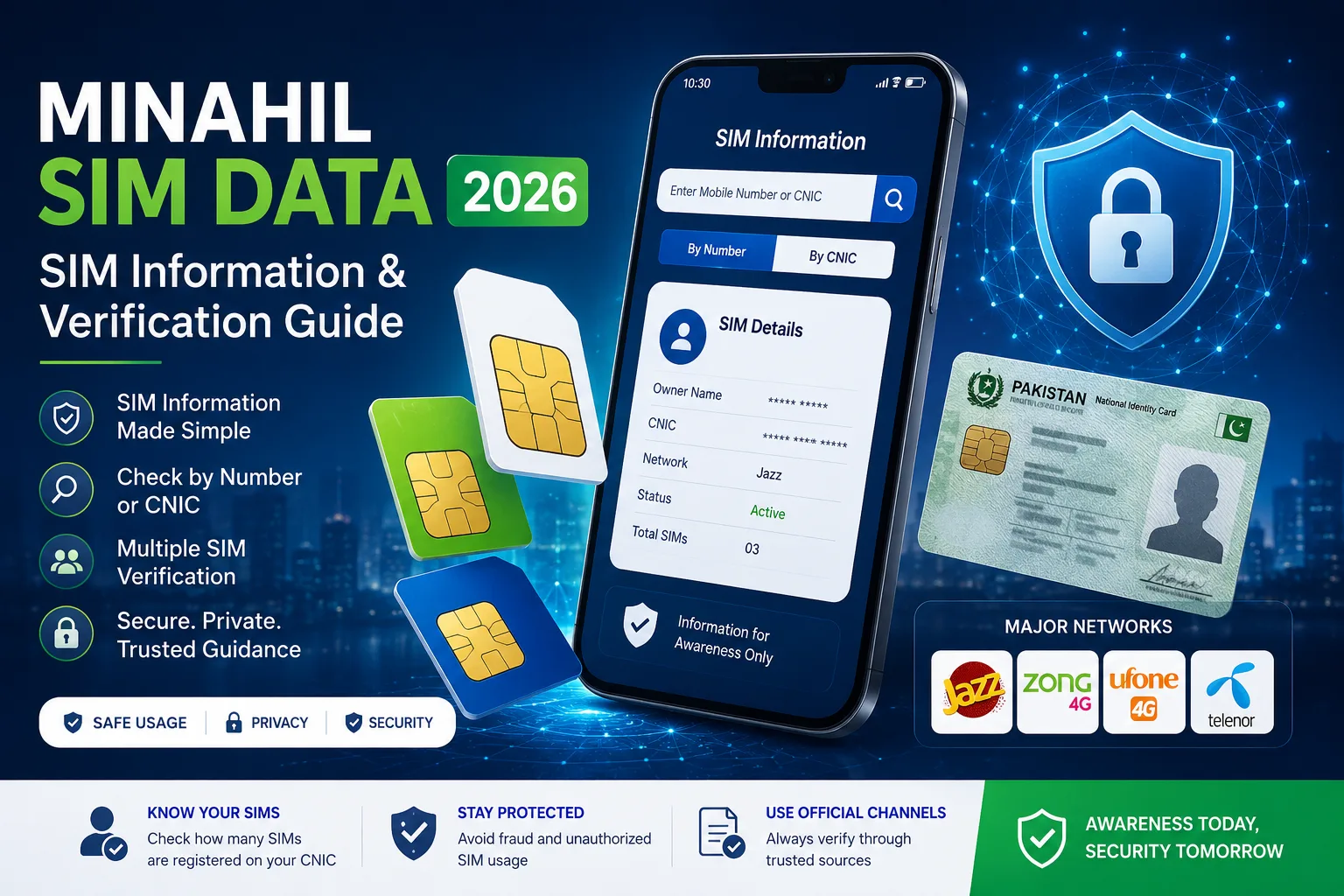 Minahil SIM Data Check Online 2026 – Complete Verification Guide