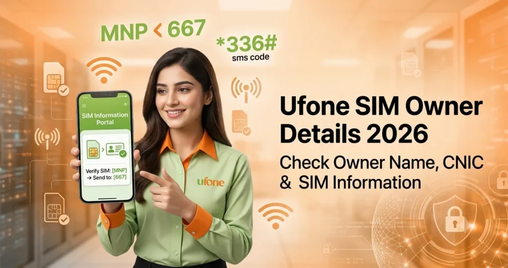 Ufone SIM Owner Details 2026 – Complete Guide
