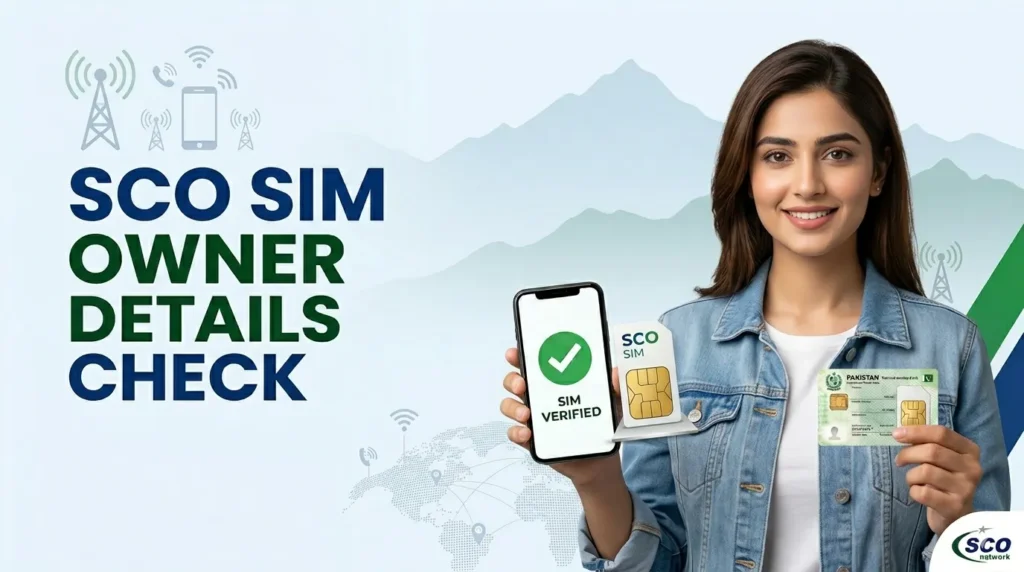 SCO SIM Owner Details Check AJK & Gilgit-Baltistan
